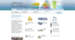 Desktop Screenshot of laboratoriosbjarner.com